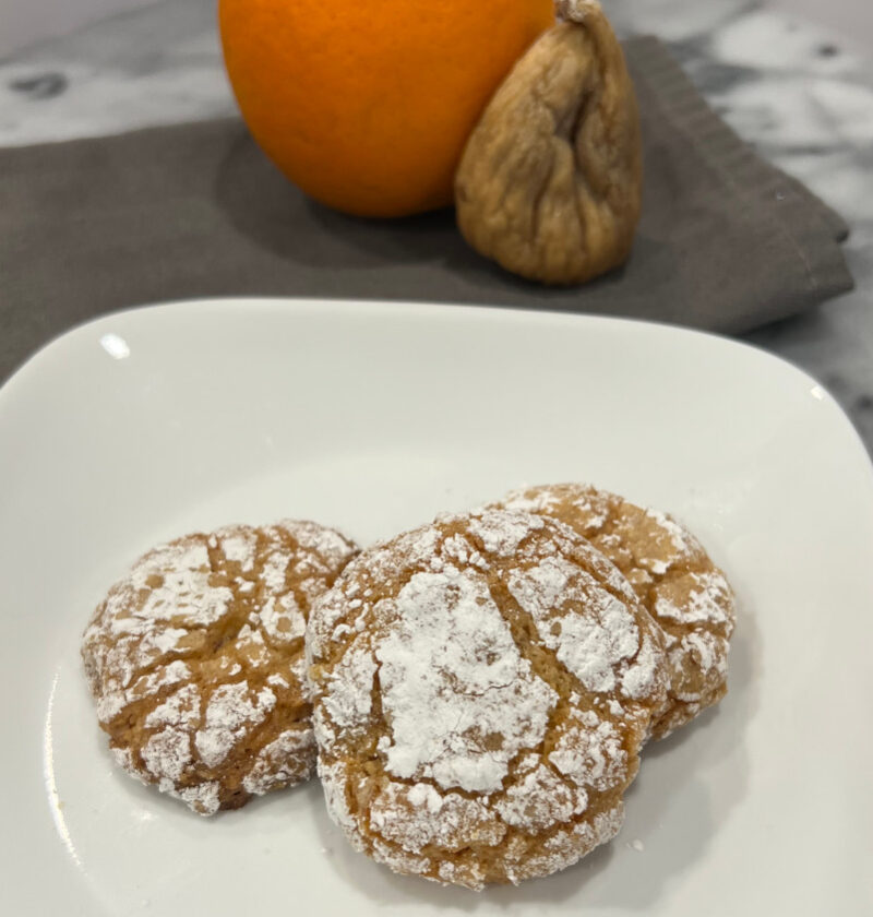 italian orange fig cookies