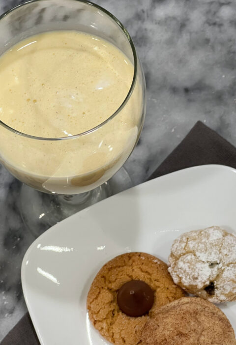 spiked eggnog recipe with cookies