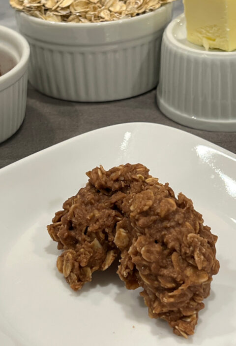 chocolate peanut butter no bake cookies